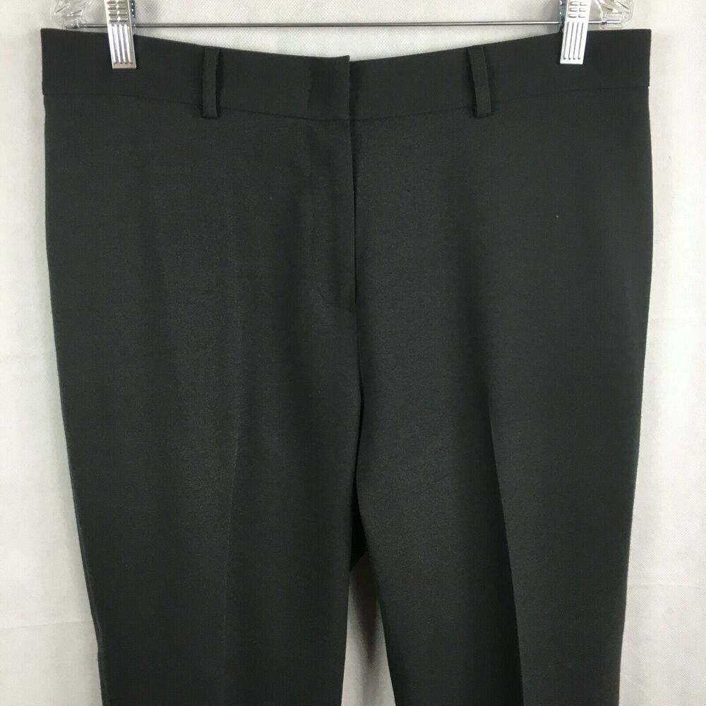 Jenne Maag Pants Womens Sz 14 Black Stretch Trouser Dress Straight Leg - Picture 2 of 11